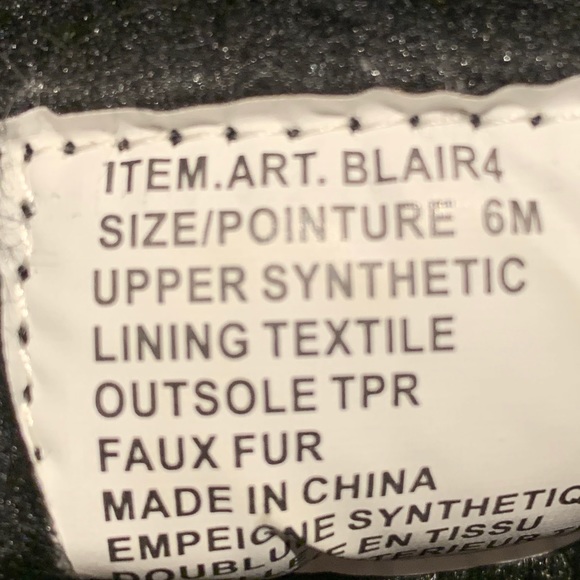 Ladies black Aquatherm winter boots - Picture 2 of 3